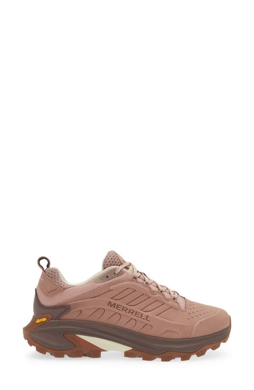 Merrell Moab Speed 2 Waterproof Hiking Shoe In Adobe Rose