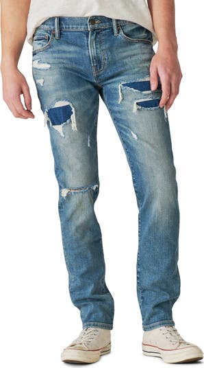 Advanced stretch top slim straight jeans