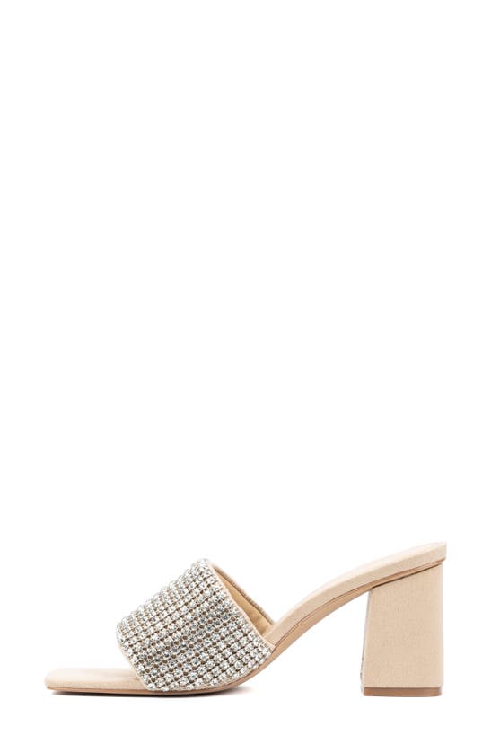 Fashion To Figure Serena Embellished Sandal In Nude