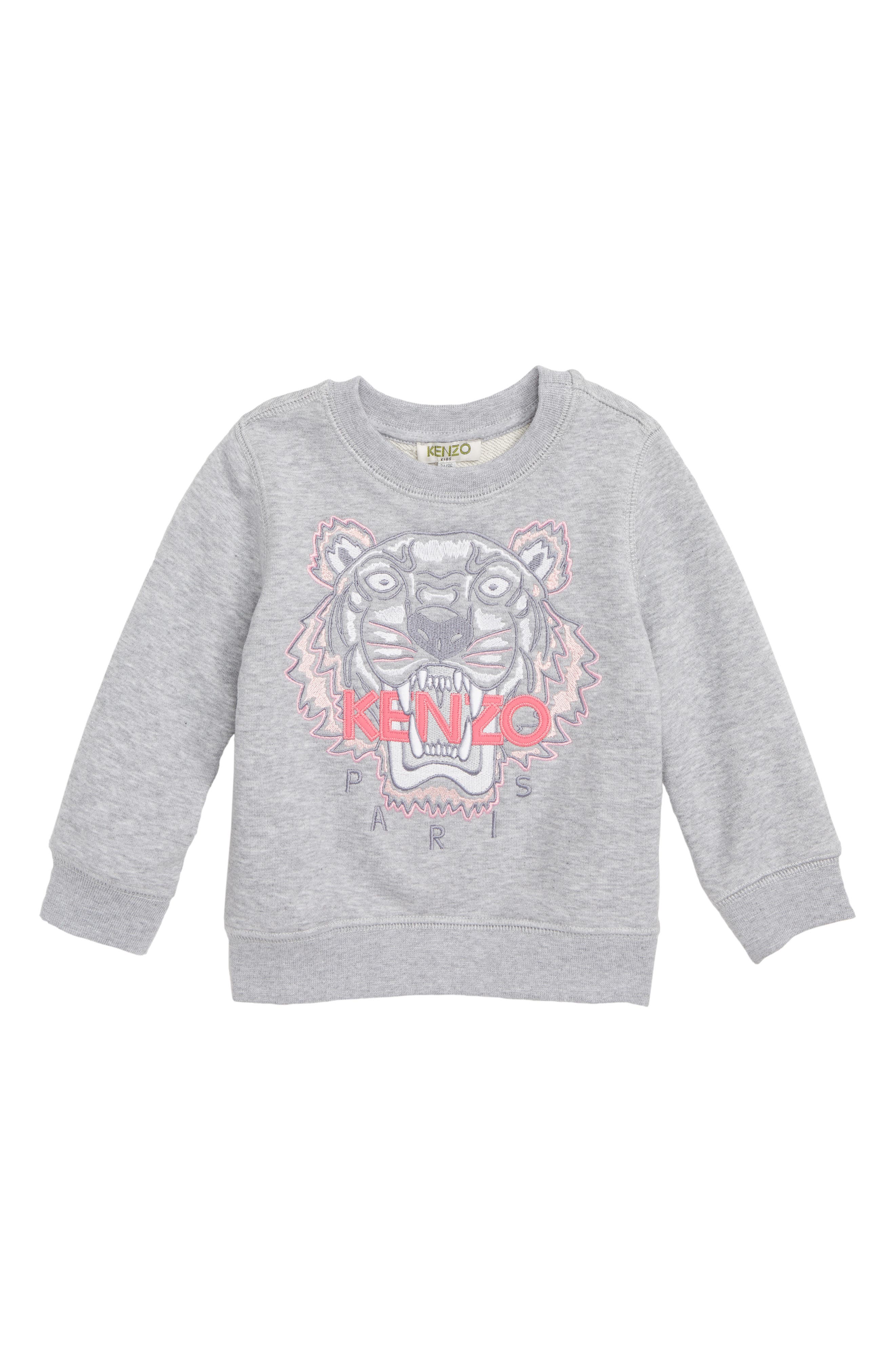 kenzo tiger embroidered sweatshirt