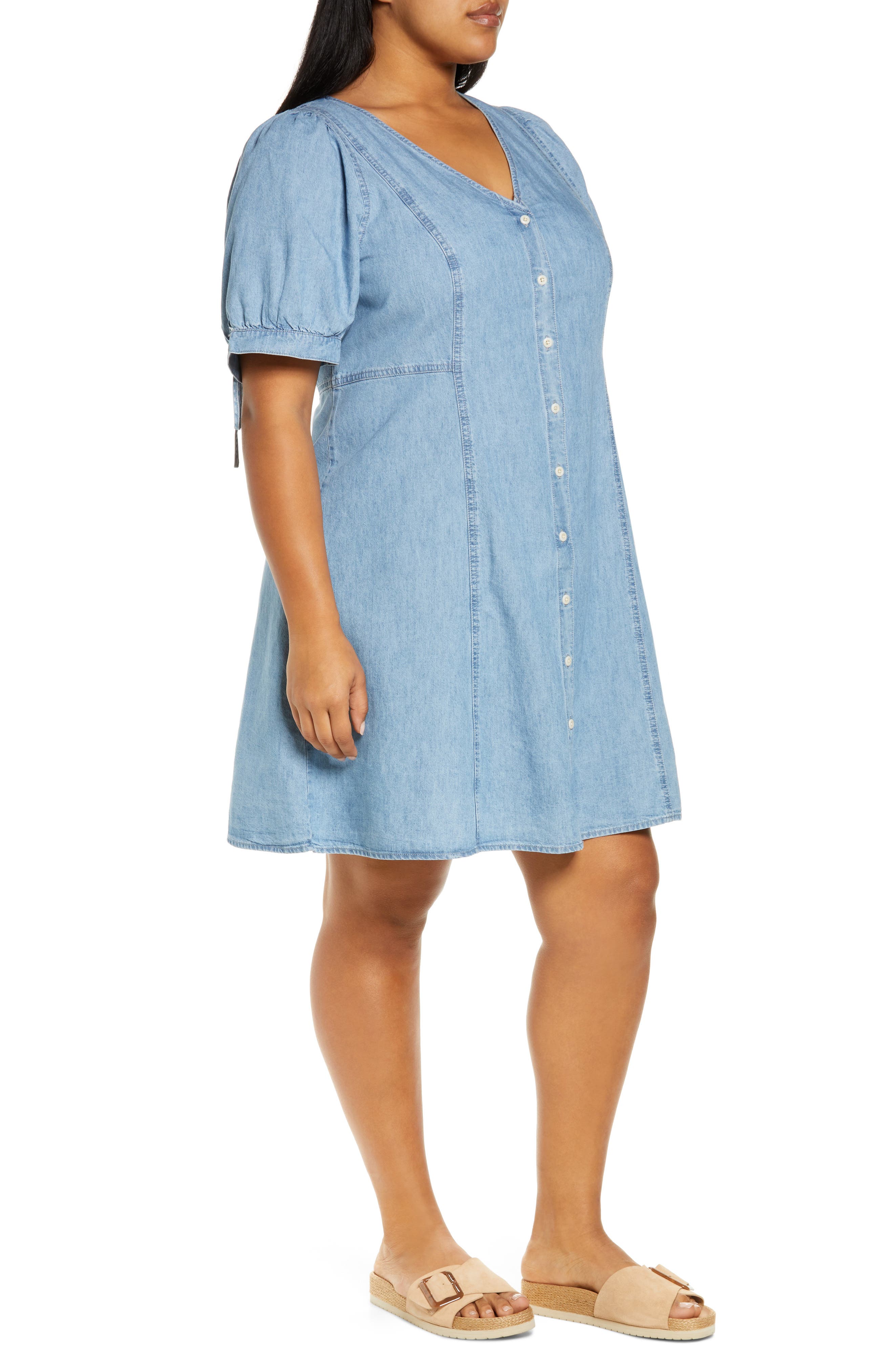 Madewell Button-Front Tencel® Denim 