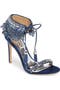 Badgley Mischka Katrina Embellished Tie Sandal (Women) | Nordstrom