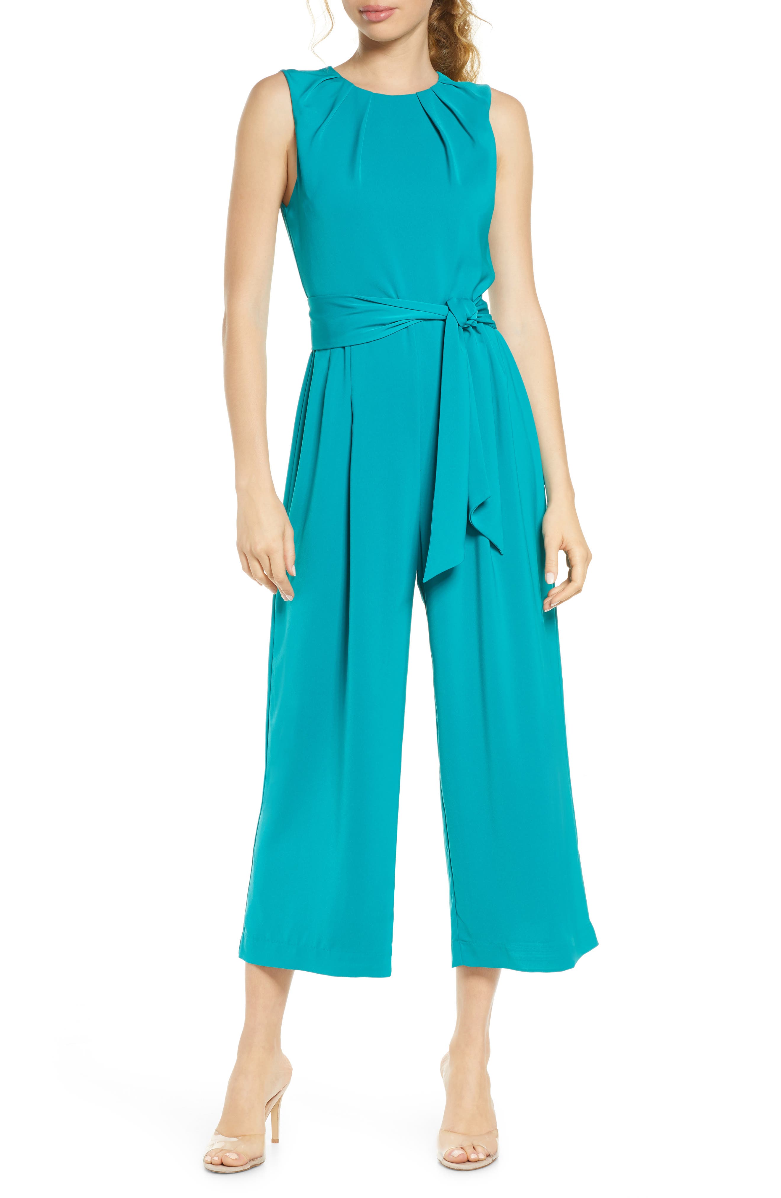 peacocks teal jumpsuit