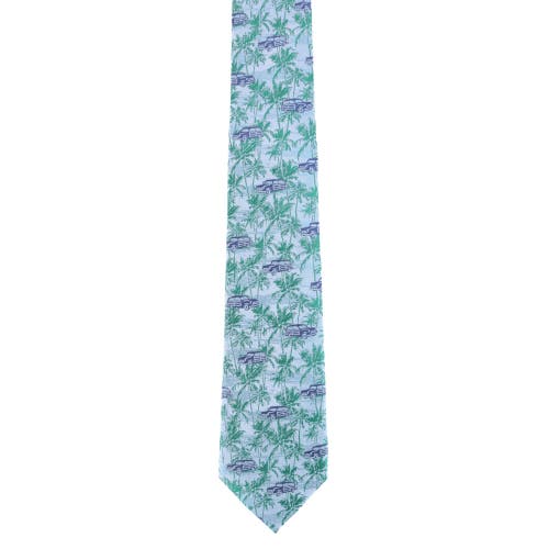 Shop Trafalgar Vacation Dreams  Palm Tree Novelty Silk Necktie In Multiple