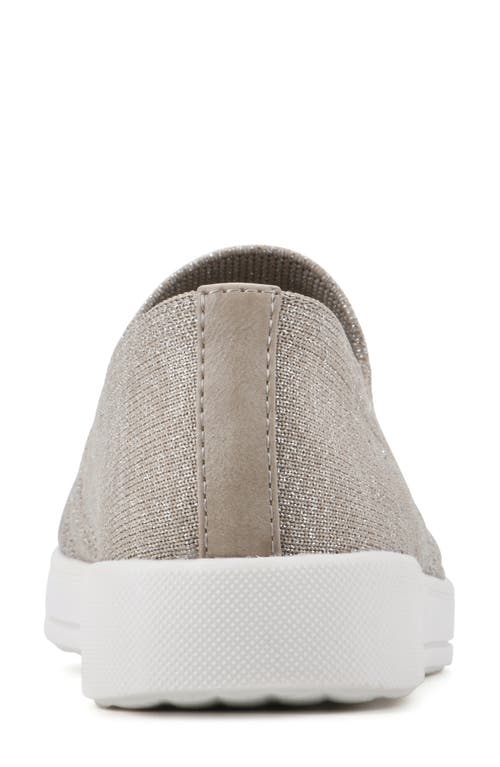 Shop White Mountain Footwear Until Knit Slip-on Sneaker In Gold/fabric