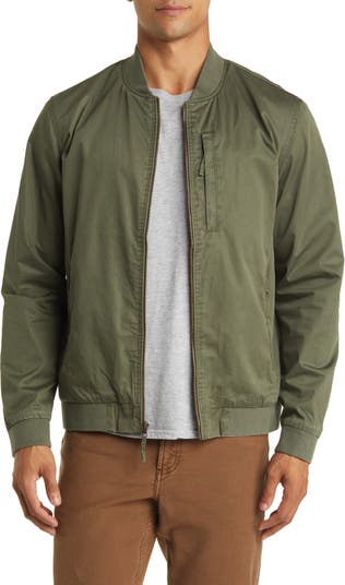 Marine Layer Rossland Dry Waxed Cotton Bomber Jacket | Nordstrom