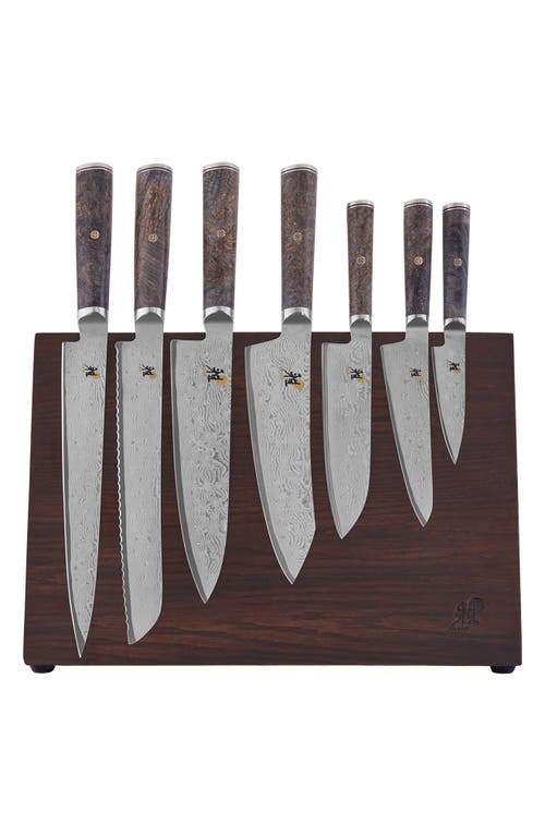 Shop Miyabi Mcd6000 Artisan 10-piece Knife Set In Stainless Steel