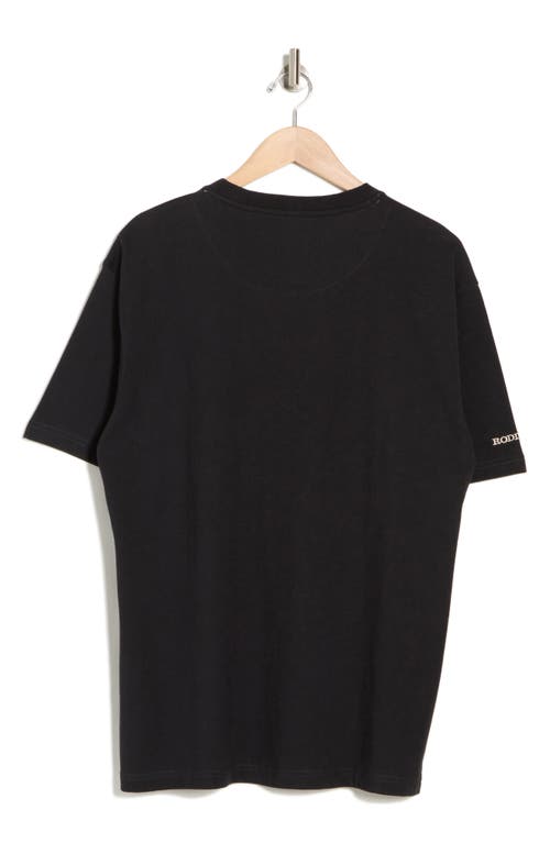 Shop Rodd & Gunn One Fly Cotton Graphic Tee In Onyx