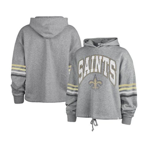 47 Women's New Orleans Saints Wrap Up Black Hoodie