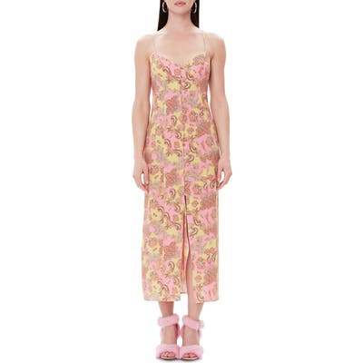 Afrm Emili Midi Dress, Pink