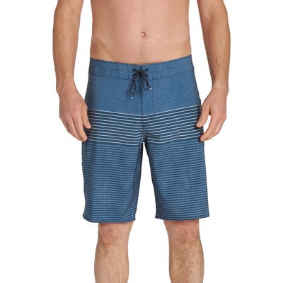Billabong All Day Stripe Pro Board Shorts, Blue