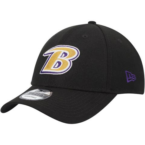 Baltimore Ravens New Era Logo Color Dim 59FIFTY Fitted Hat - Black