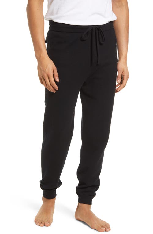 Men's Stretch Cotton Blend Joggers in Immersed Black