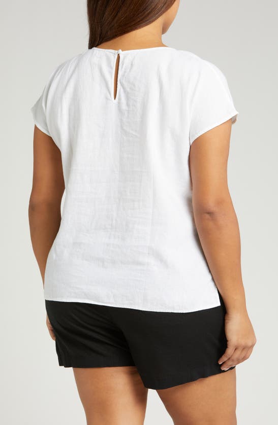 CASLON CASLON® LINEN BLEND TOP