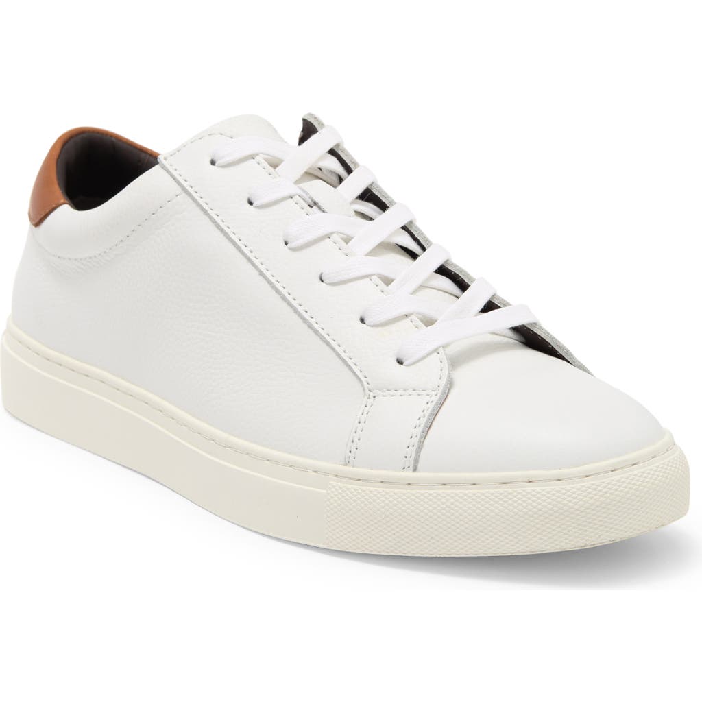 Vittorio Russo Adan Low Top Sneaker In Tumbled/valentina White/nut