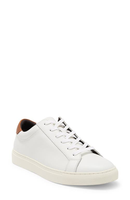 Shop Vittorio Russo Adan Low Top Sneaker In Tumbled/valentina White/nut