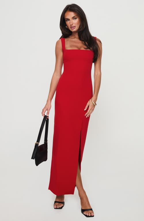 Princess Polly Bombshell Maxi Dress In Red