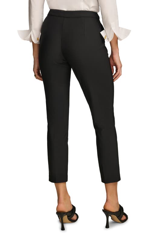 Donna Karan New York Slim Ankle Pants In Black