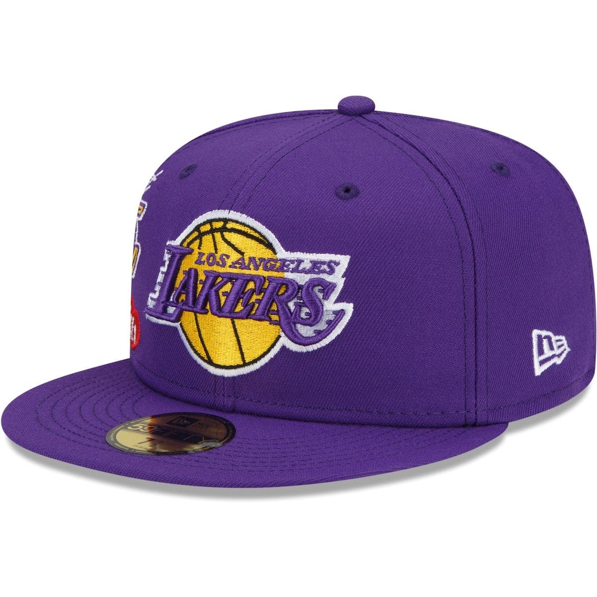 lakers flexfit hat