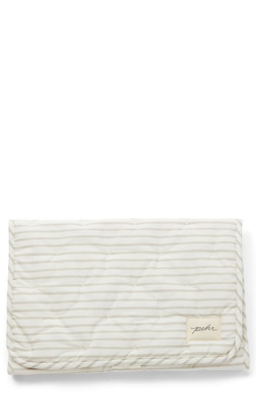 On the Go Coated Organic Cotton Changing Pad in Pebble