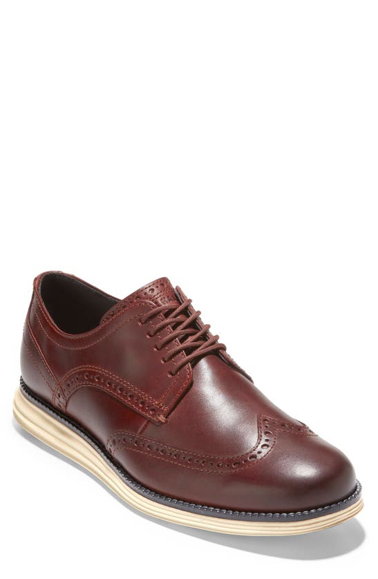 Cole Haan Original Grand Wingtip Derby In Burnt Henna