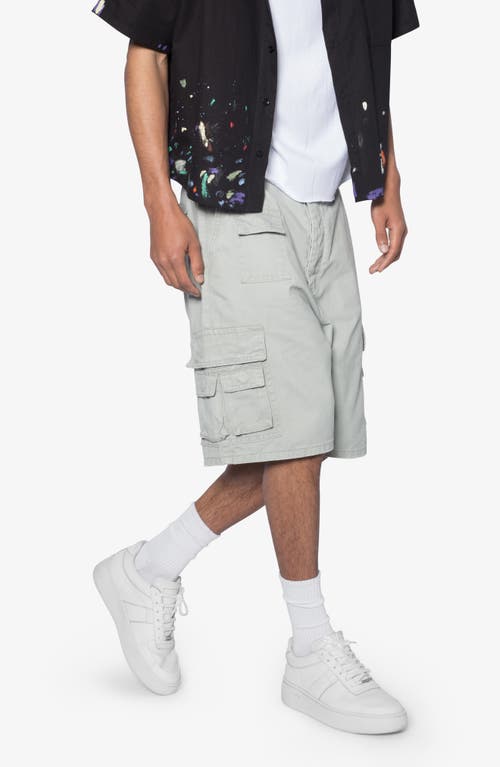 Shop Mnml Multi Pocket Cargo Shorts In Grey