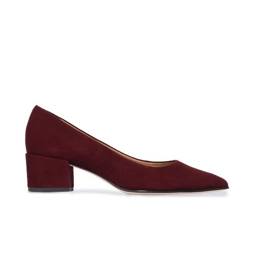 Shop Bernardo Footwear Milie Block Heel Pump In Aubergine