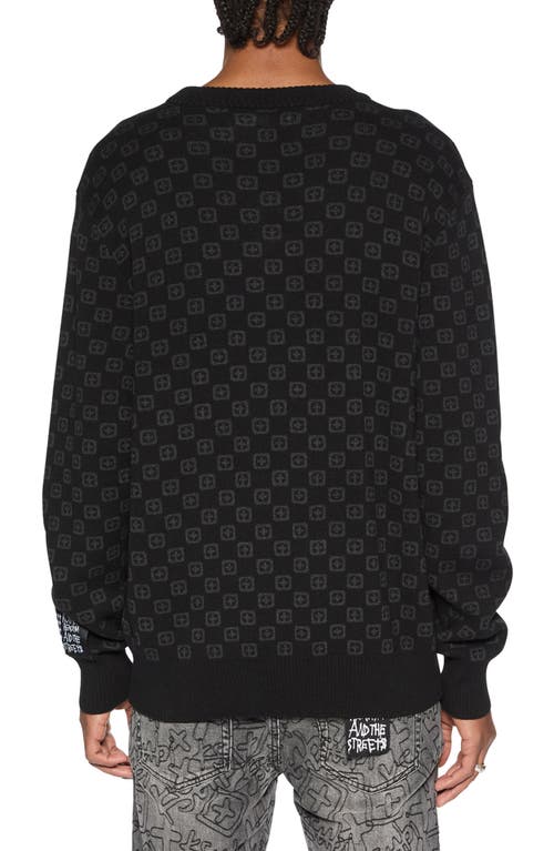 KSUBI KSUBI BOX JACQUARD SWEATER
