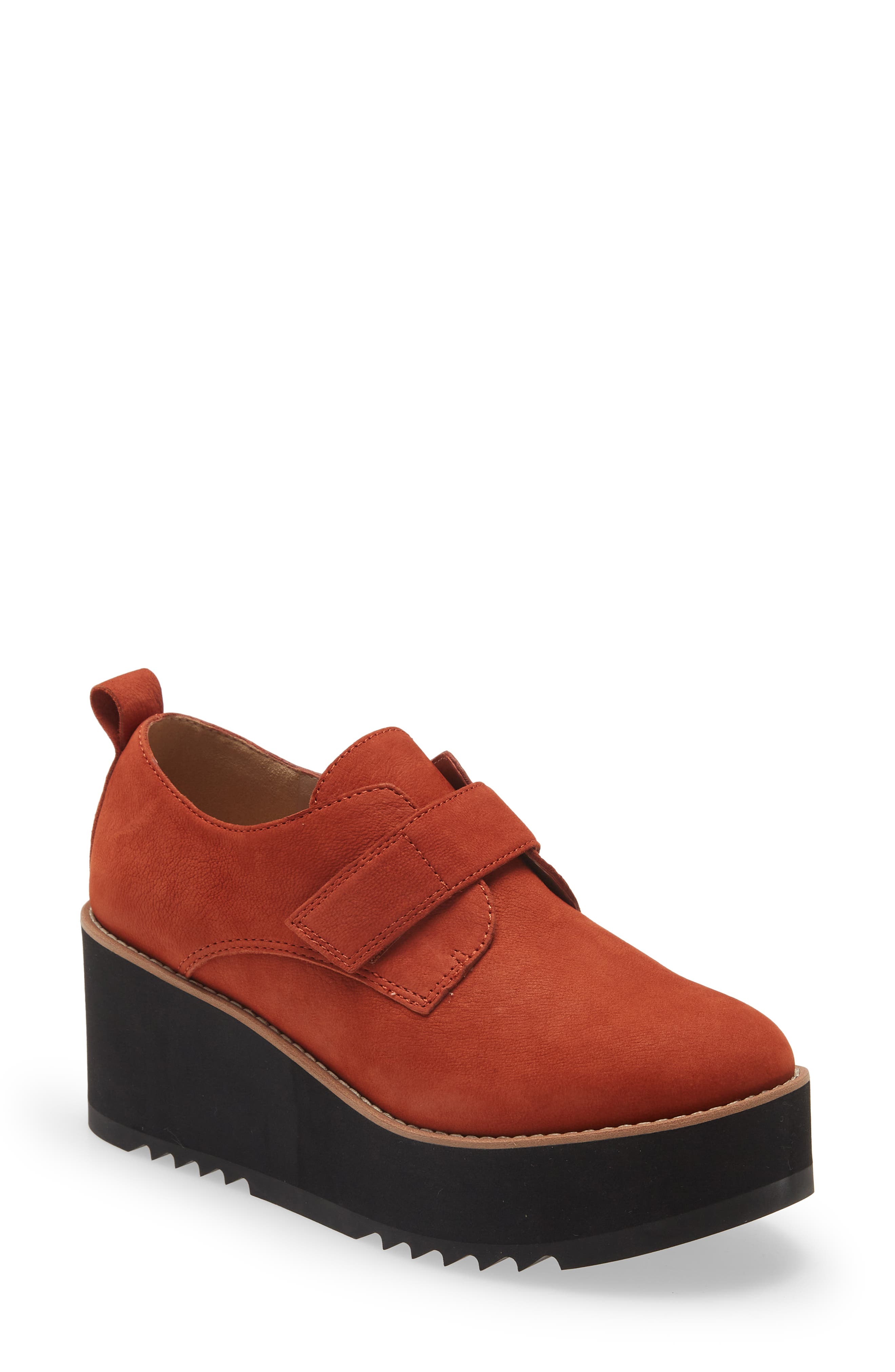 burnt orange loafers womens