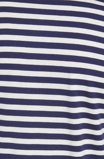 Comme des gar?ons play twin appliqué stripe t-shirt outlet
