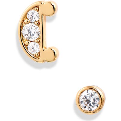 Kate Spade New York Initial Mismatched Stud Earrings
