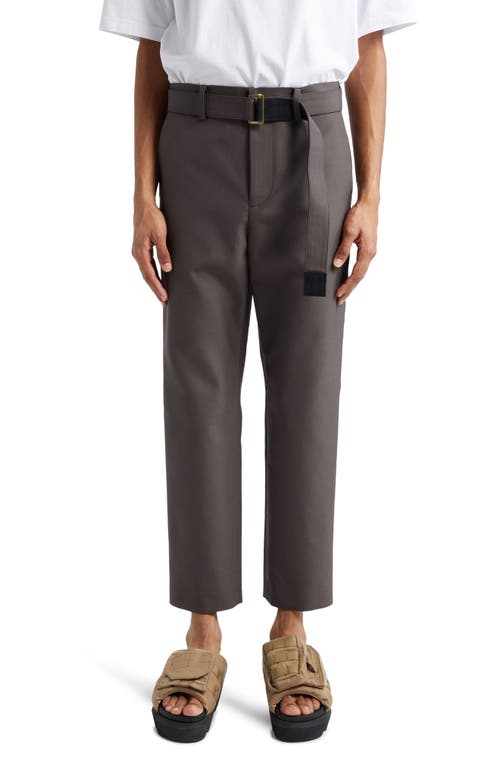Sacai Carhartt WIP Belted Bonded Suiting Crop Pants at Nordstrom,