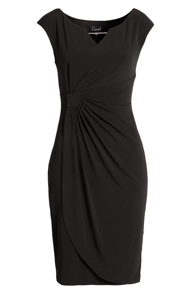 Connected Apparel Ity Trim Detail Sheath Dress | Nordstrom