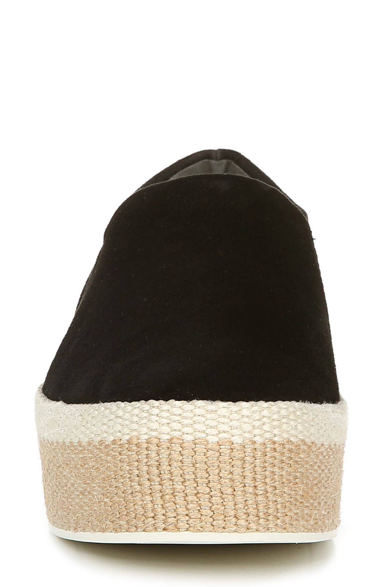 vince wilden flatform suede espadrille sneakers