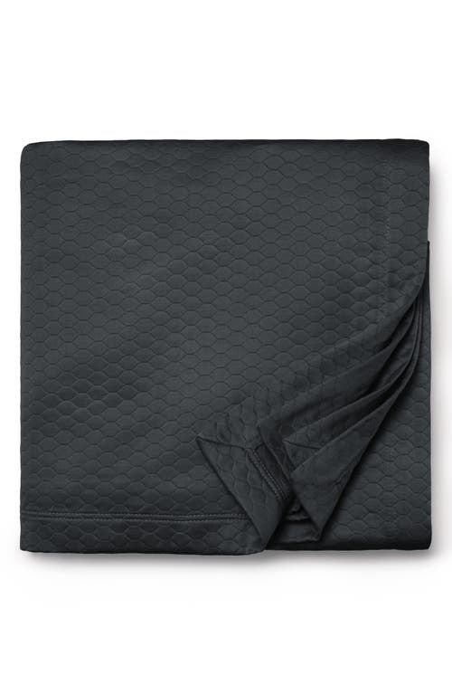 SFERRA Favo Coverlet in Charcoal at Nordstrom