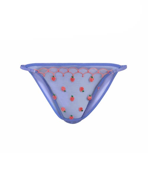 Adore Me Bettie Brazilian Panties In Medium Blue