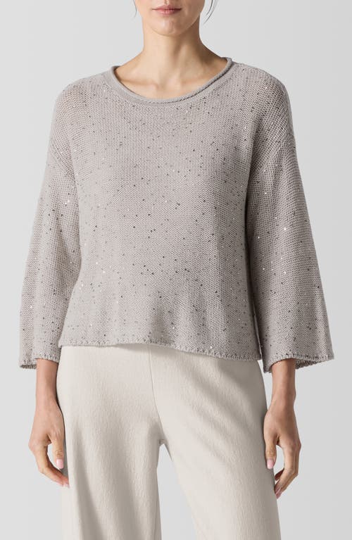 EILEEN FISHER EILEEN FISHER SEQUIN WOOL SWEATER 