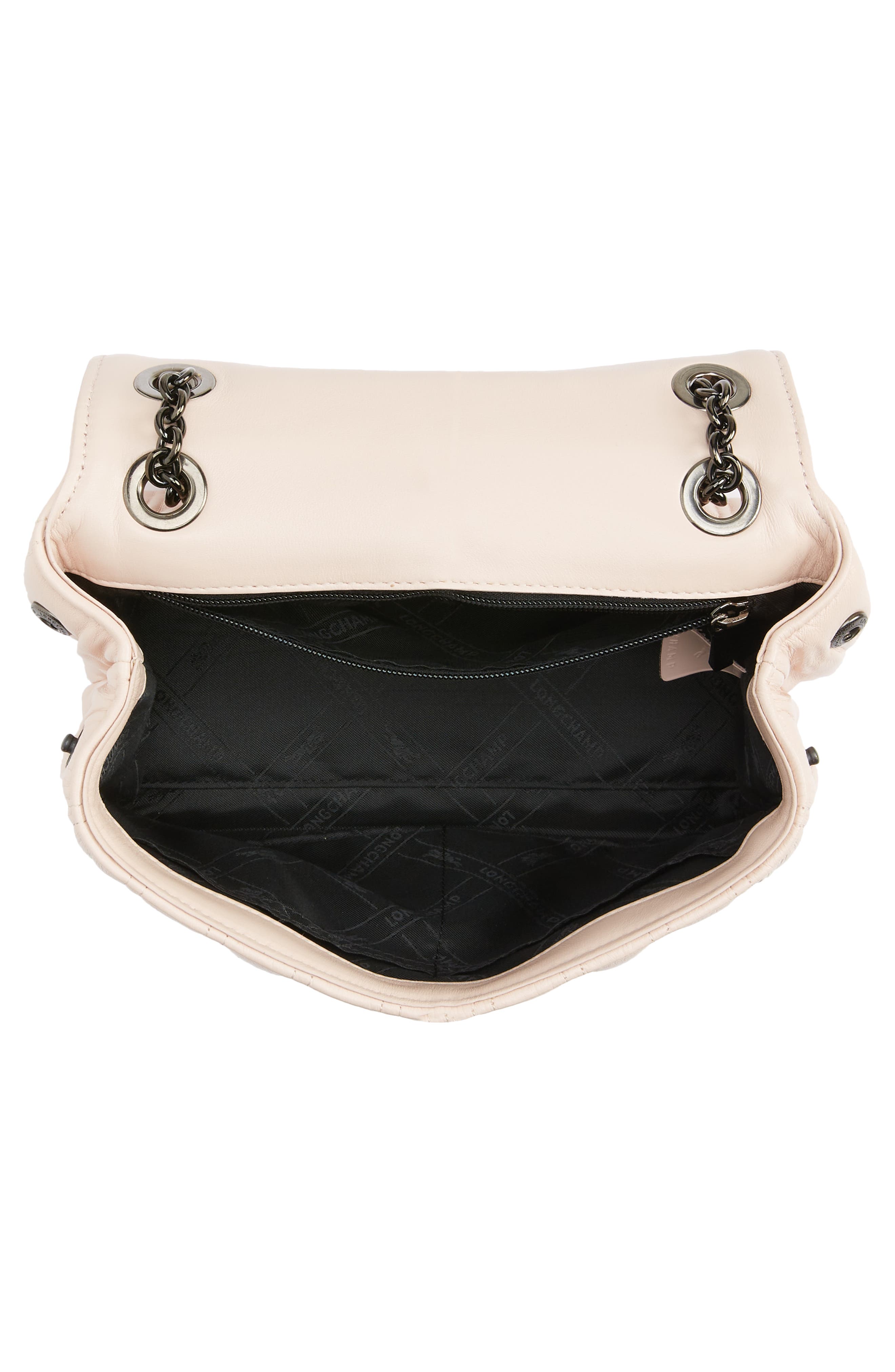 Longchamp Brioche Small Leather Shoulder Bag In Powder Pink | ModeSens