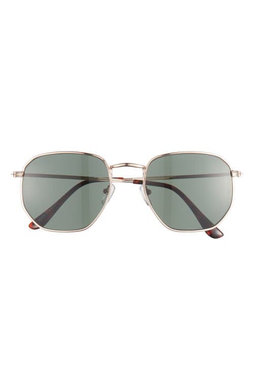 Shop Bp. Gradient Round Sunglasses In Goldreen