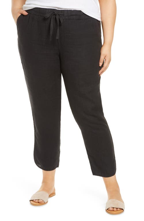 caslon(r) Tulip Hem Linen Pants at Nordstrom