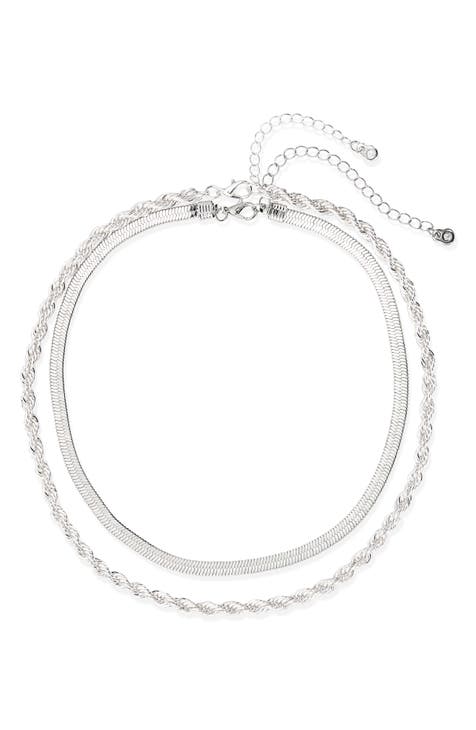 Nordstrom hot sale silver necklace