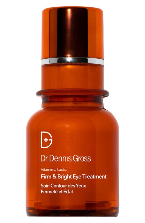 Dr. Dennis Gross Skincare Vitamin C Lactic Firm & Bright Eye Treatment at Nordstrom, Size 0.5 Oz