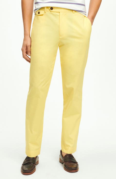 Men's Yellow Dress Pants