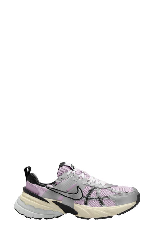 Shop Nike V2k Run Sneaker In Doll/silver/black