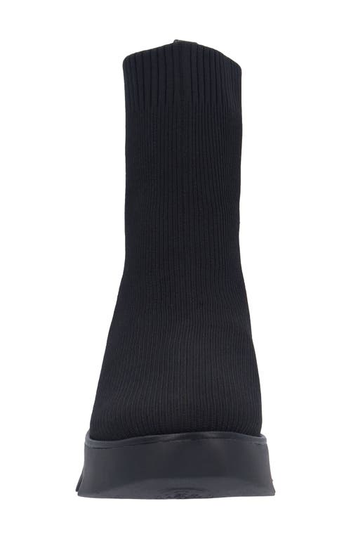 L'amour Des Pieds Hindly Knit Bootie In Black