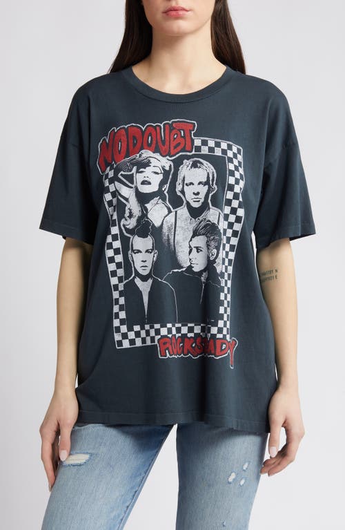 No Doubt Rock Steady Cotton Graphic T-Shirt in Vintage Black