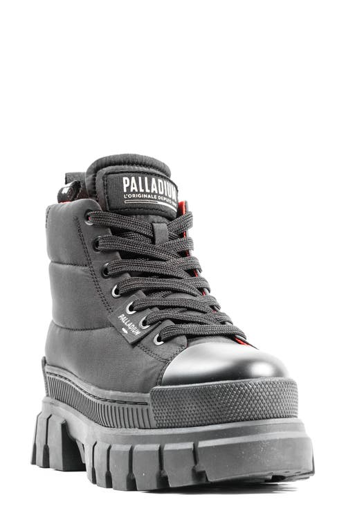 Shop Palladium Revolt Overcush Boot In Black/black