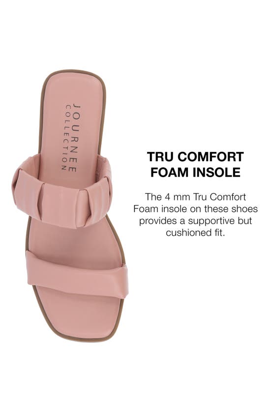 JOURNEE COLLECTION JOURNEE COLLECTION PEGIE FLAT SLIDE SANDAL