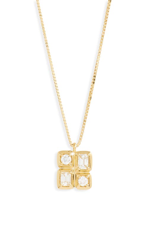Bony Levy Maya Mixed Diamond Pendant Necklace in 18K Yellow Gold