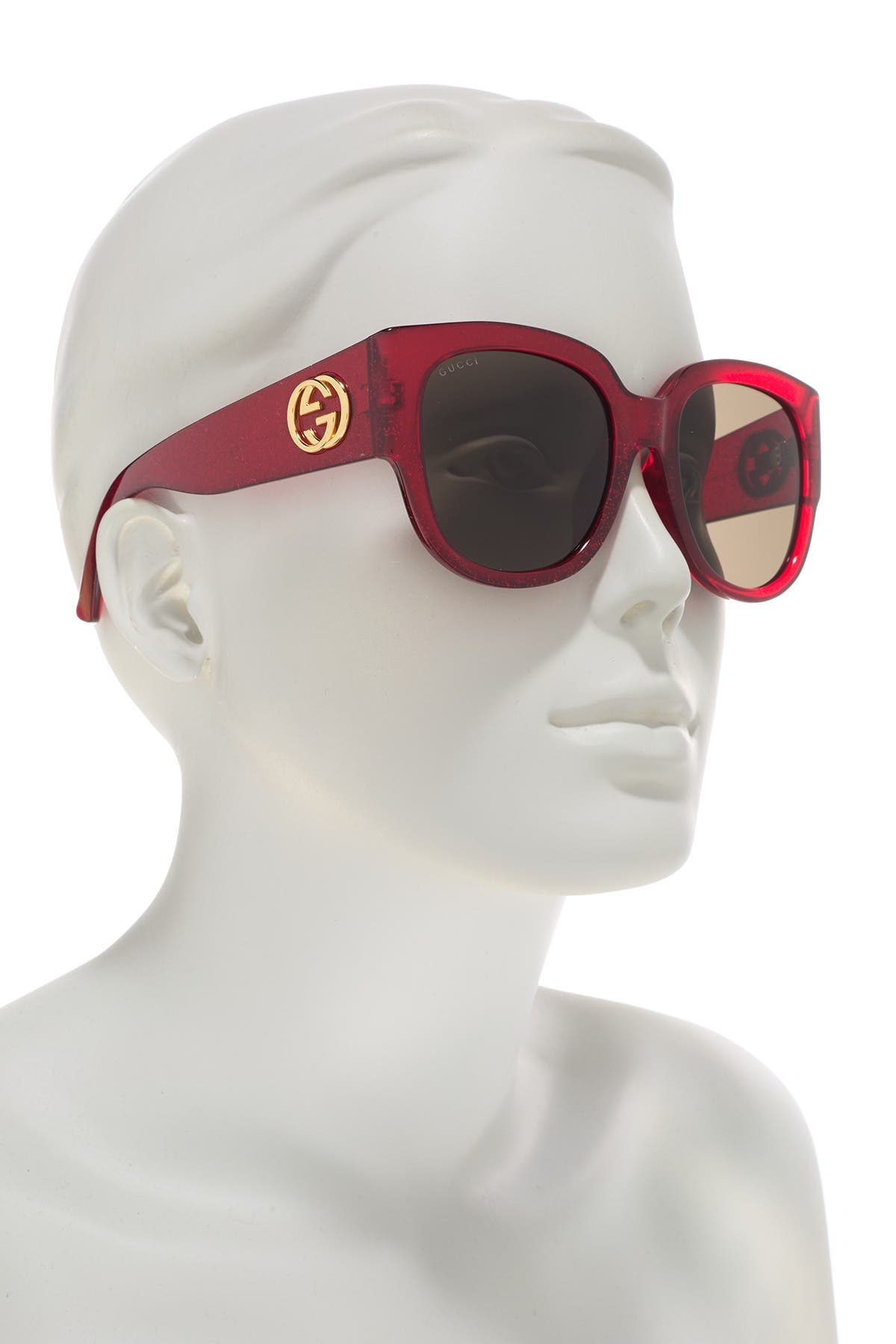 gucci red glitter glasses